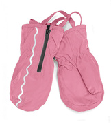 Rękawiczki dziecięce, dla dziewczynki, ciepłe zimowe, różowe, rozm. 4-6 lat