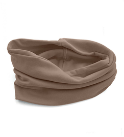 Komin dla dziecka, wiosenny jesienny, bawełniany, brązowy (M)