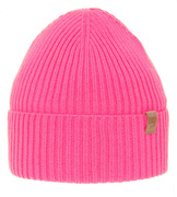 Czapka wiosenna/jesienna w prążek, róż landrynka, Usimi, 52-54 cm