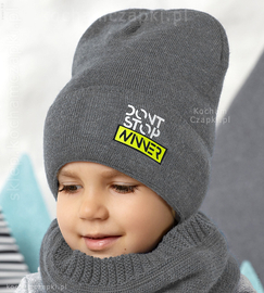 Czapka zimowa chłopięca, BEANIE  Mateus, rozm. 52-55 cm