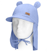 Czapka z daszkiem dla chłopca, filtr UV, Lenet, safari, niebieska, 46-48