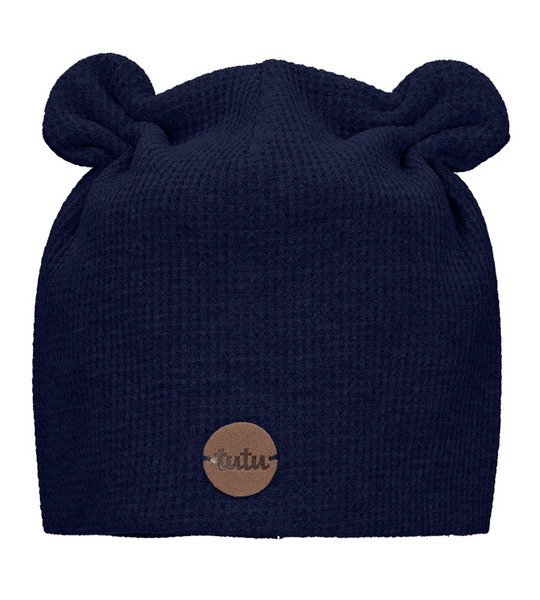 Czapka wiosenna / jesienna dla chłopca, granatowa, Harrial,  48-50 cm