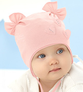 Czapka dla dziewczynki, Nunna, róż pudrowy, 40-42 cm