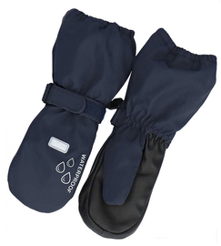 Rękawiczki dziecięce dla chłopca wodoodporne, ciepłe zimowe, z membraną, granatowe,  rozm. 3-5 lat