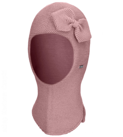 Kominiarka dla dziewczynki, wełna merino 100%, Lysandra, brudny róż, 52-56 cm