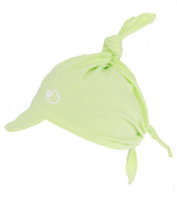 Chustka z daszkiem, bawełniana na lato dla dziewczynki, zielony jasny, Erine, 46-50 cm