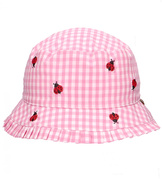 Kapelusz na lato dla dziewczynki, kapelusz UV, Arenia, jasny róż, 50-52 cm