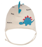 Czapka dla chłopca wiosenna/jesienna, beżowa, Roald, 39-42 cm