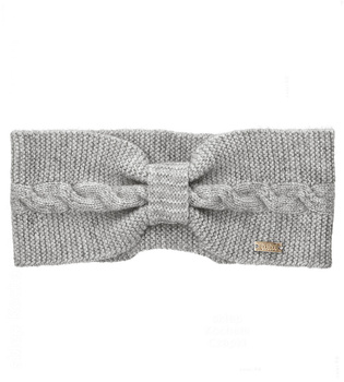 Opaska z wełny merino i kaszmiru dla dziewczynki, Venicia, szara, 50-53 