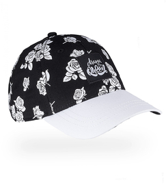 Czapka z daszkiem dla dziewczynki, czarna, Drama Gueen, 52-56 cm