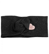 Opaska  bawełniana dla dziewczynki, czarny + błyszcząca nitka (v2), Voima, 44-46 cm