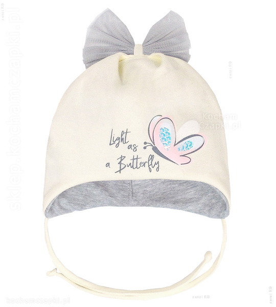 Elegancka czapeczka niemowlęca Esseja rozm. 38-41 cm