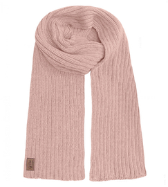 Szal damski zimowy, różowy, Gonnesa