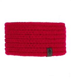 Opaska zimowa damska, Elaxis, czerwona, 54-56