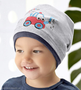 Czapka chłopięca, z koparką Escavat rozm. 44-46cm