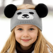 Opaska dla dziecka, na jesień/zimę,  Titsi, szara, 46-50 cm