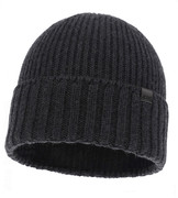 Czapka zimowa męska, 100% wełna merino, Urbner, grafitowy, 56-59 cm