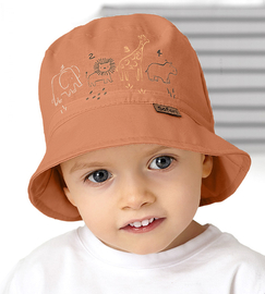 Kapelusz dla chłopca, na lato, Kasada, miedziany, 50-52 cm