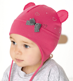 Czapka wiosenna/jesienna  dla dziewczynki, Molara, 41-44 cm