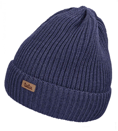 Czapka merino, dla chłopca, zimowa, Sedile,  granatowa, 51-55 cm