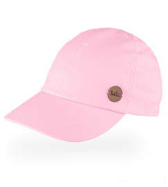 Czapka z daszkiem dla dziewczynki, filtr UV, Migga, różowa, 46-50 cm
