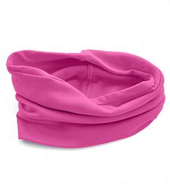 Komin dla dziecka, tuba, golf wiosenny/jesienny,  róż ciemny (X), rozmiar M