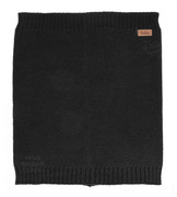 Komin z wełny merino, 7639, unisex, czarny