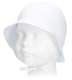 Kapelusz dla chłopca, biały,  Briane, rozm. 44-46 cm