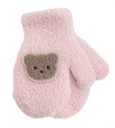 Rękawiczki zimowe dla dziewczynki, bukla,  rozm. 1-3 lata