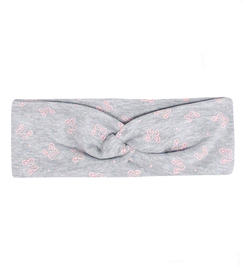 Opaska  bawełniana dla dziewczynki, szara, Desmire, 46-50 cm