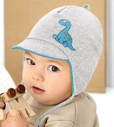 Czapka wiosenna / jesienna dla chłopca, szara, Xiode, 40-42 cm