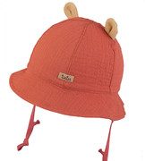 Kapelusz muślinowy dla dziecka, rudy, Jorgina, 48-50 cm