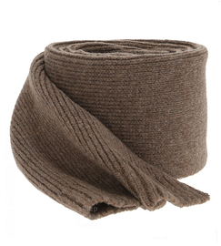 Szalik damski zimowy,  z wełną merino, Torella,  brązowy (12)