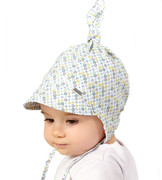 Czapka z daszkiem dla dziewczynki, bonetka, niebiesko-zielona, Arktotis, 48-50