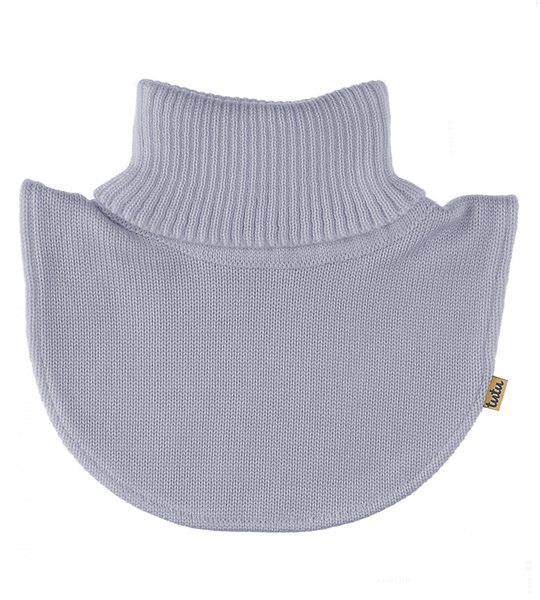 Komin merino dla dziecka, golfik, podszyty polarem, Querta, szaro-niebieski, 3-6 lat