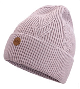 Czapka zimowa damska, wełna merino, Espiga, wrzosowa, 56-60 cm