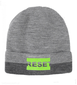 Czapka chłopięca, zimowa, klasyczna z odblaskiem Reset rozm. 50-53 cm