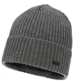 Czapka zimowa męska, z wełną merino, Fojjer, szary (07), 56-59 cm