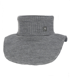 Golf, komin dla dziecka, z polarem, Rafa, szary melanż, rozm. S, na wiek 6-24 miesięcy