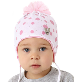 Czapka wiosenna / jesienna dla dziewczynki, Celica, 40-44 cm