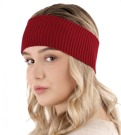 Opaska wiosenna/jesienna, damska, Lavle, czerwona