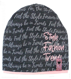 Czapka smerfetka bawełniana Fashion Trends rozm. 52-54 cm