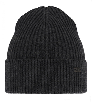 Czapka merino męska, zimowa, Evonan, grafitowy, 54-56 cm