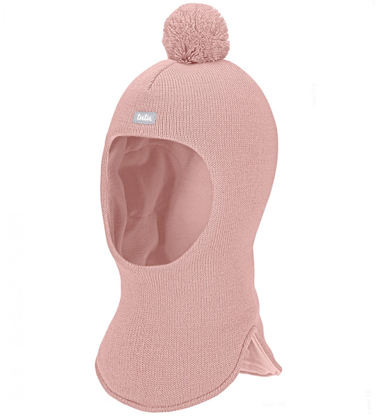 Kominiarka merino na zimę dla dziecka, Mirador, brudny róż, 46-50 cm 
