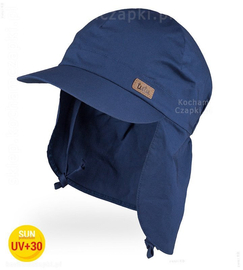 Czapka safari wiązana dla  chłopca filtr UV +30  Nikita  rozm. 46-48 cm
