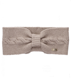 Opaska damska na głowę, wełna merino i kaszmir, damska, Venicia, beżowa, 54-58 cm