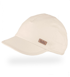 Czapka z daszkiem dla chłopca, UV, beżowy jasny, Matarin, 52-54 cm