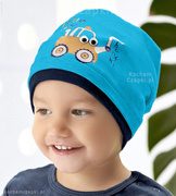 Czapka chłopięca, z koparką Escavat rozm. 44-46cm