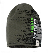 Czapka chłopięca dzianinowa New City rozm. 49-52 cm