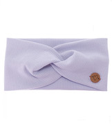 Opaska na głowę dla dziewczynki, bawełniana, Jaskana, liliowa, 44-46 cm